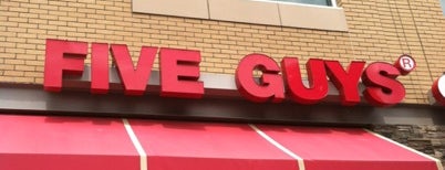 Five Guys is one of Wes’s Liked Places.