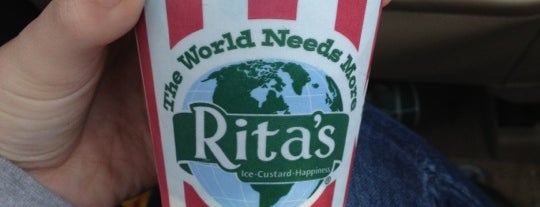 Rita's Italian Ice & Frozen Custard is one of Tempat yang Disukai Mark.