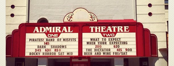 Admiral Theater is one of Locais curtidos por Bill.