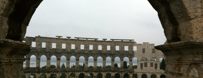 The Pula Amphitheater (Pula Arena) is one of MyRovinj.