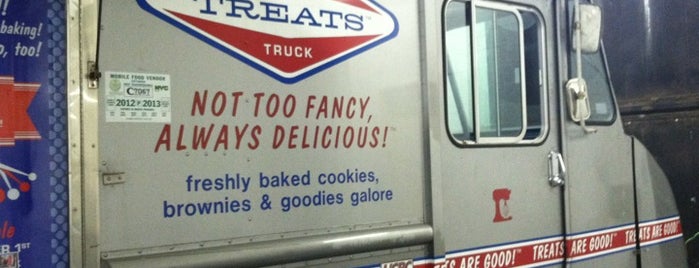 The Treats Truck is one of NYC Food on Wheels.