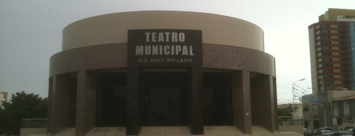 Teatro Municipal Dix-huit Rosado is one of Meus Locais.