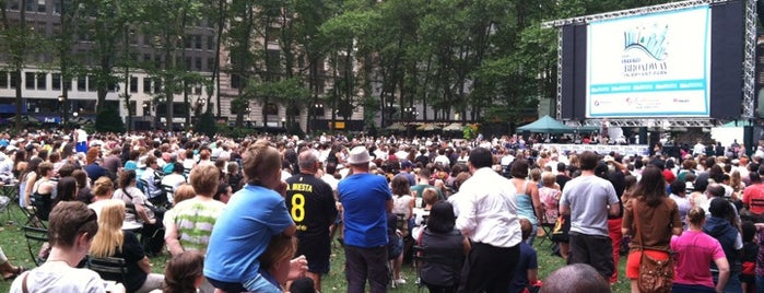 Broadway In Bryant Park is one of Best of NYC.