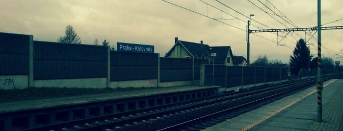 Železniční zastávka Praha-Kolovraty is one of Železniční stanice ČR: P (9/14).
