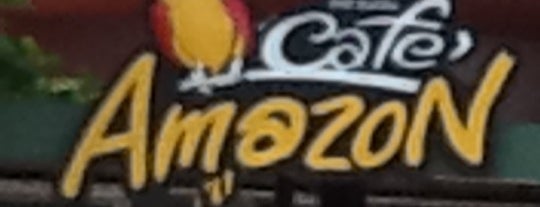 Café Amazon is one of Lugares favoritos de Mike.