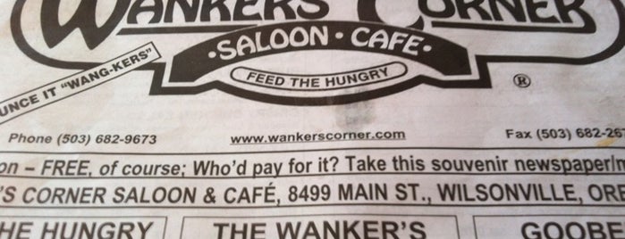 Wanker's Corner is one of Oregon.