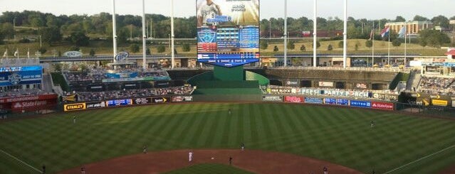 Kauffman Stadium is one of MLB Baseball Stadiums.