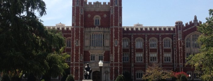 Evans Hall is one of OU Scavenger Hunt.