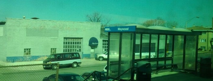 Metra - Maywood is one of Ericks Commute.