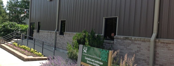 Custodial and Landscape Services Building is one of Missouri S&T Campus Map.