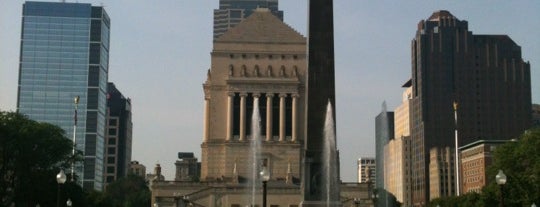 Veterans Memorial Plaza is one of Downtown Indianapolis Memorials.