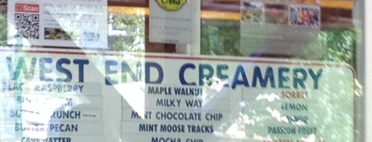West End Creamery is one of Orte, die Lisa gefallen.