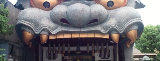 Namba Yasaka Shrine is one of 気になるべニューちゃん 関西版.