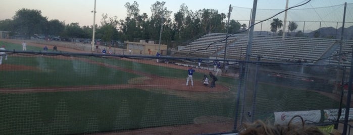Palm Springs Stadium is one of Ballparks I've Visited.