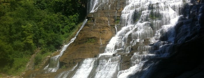 Ithaca Falls is one of Cornell and Ithaca scenic views.
