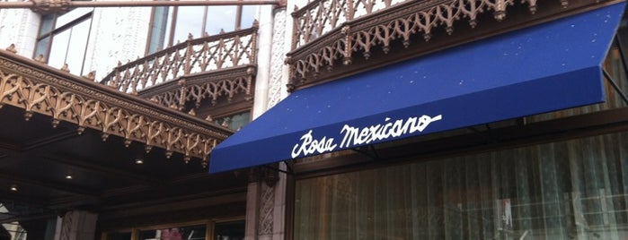 Rosa Mexicano is one of สถานที่ที่บันทึกไว้ของ John.