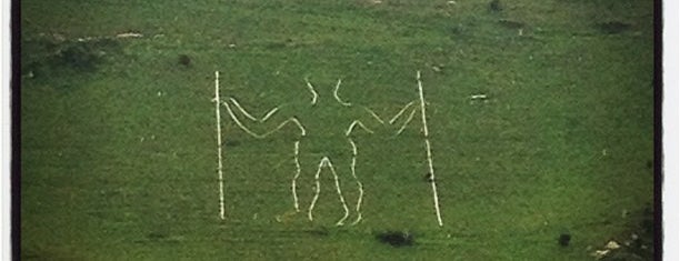 The Long Man of Wilmington is one of Woot's England Hot Spots.