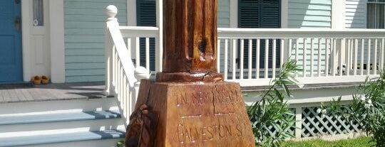 Monument to Galveston's Trees is one of Galveston Tree Sculptures.