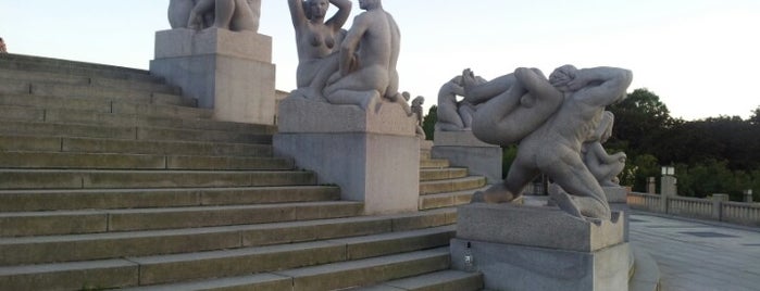 Vigeland Sculpture Park is one of Norway :).
