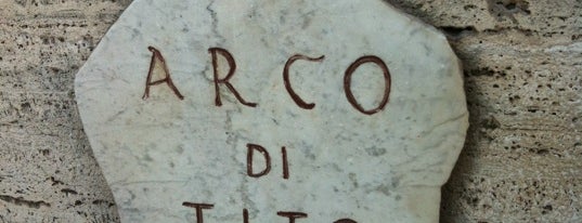 Arco di Tito is one of ROME - ITALY.