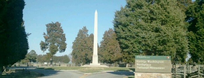 George Washington Birthplace National Monument is one of United States National Monuments.