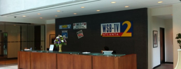 WSB-TV Channel 2 is one of Tempat yang Disukai Chester.