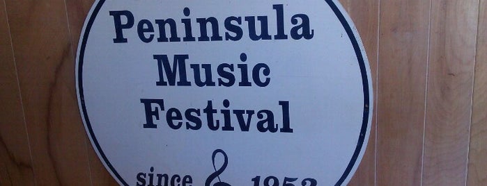 Peninsula Music Festival is one of Door County Businesses.