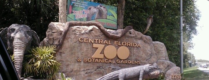 Central Florida Zoo & Botanical Gardens is one of Tempat yang Disukai Theo.