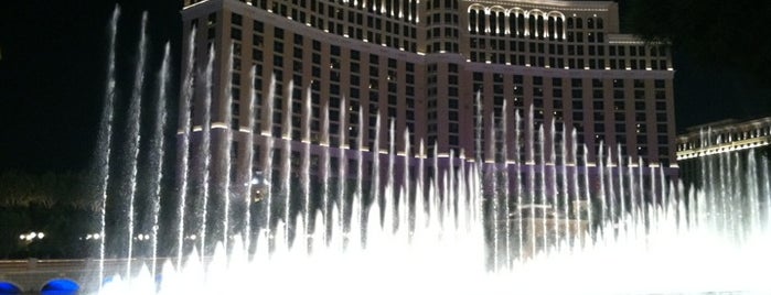Fountains of Bellagio is one of Vegas Favorites.