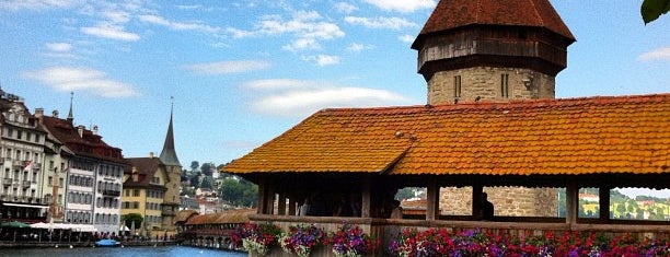 Chapel Bridge is one of Switzerland.