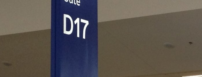 Gate D17 is one of Locais curtidos por Eve.