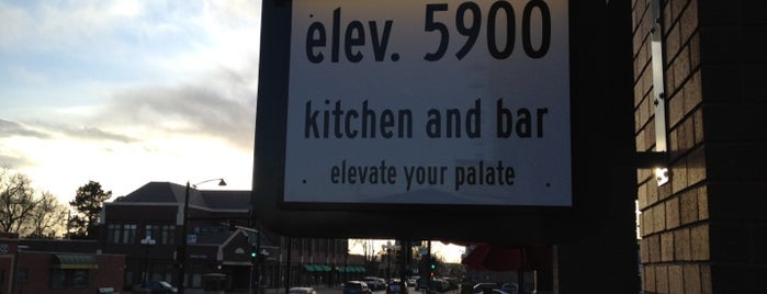 Elev 5900 is one of local restaurants.