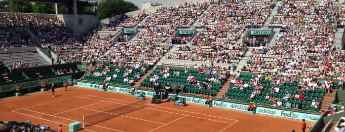 Court Suzanne Lenglen is one of Roland Garros 2013.