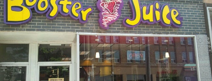 Booster Juice is one of Posti che sono piaciuti a Skeeter.