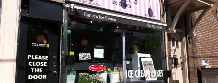 Carter's Ice Cream is one of Desserts/Cafe.