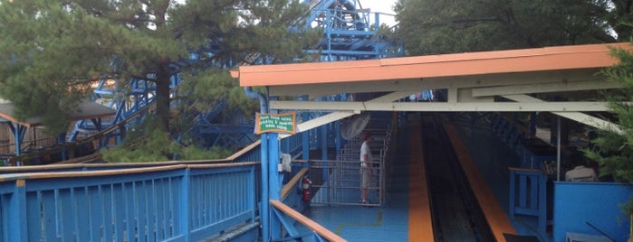 The Ghost Coaster is one of King's Dominion Rides.