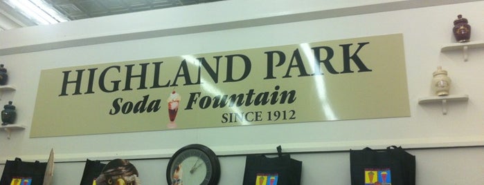 Highland Park Old-Fashioned Soda Fountain is one of Knox Street Dallas.