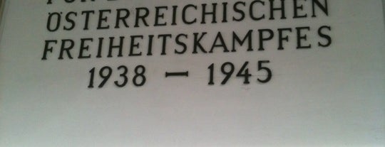 Gedenkstätte für die Opfer des österreichischen Freiheitskampfes 1938-1945 is one of U1,5NK.