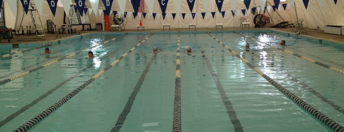 Hood College Swimming Bubble is one of Tempat yang Disukai Leah.