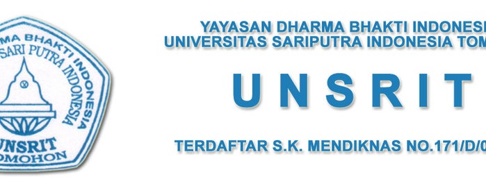 Universitas Sari Putra Indonesia Tomohon (UNSRIT) is one of City of Flower Tomohon.