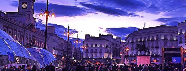 Puerta del Sol is one of Madrid.