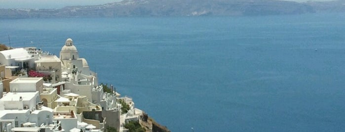 Santorini villages