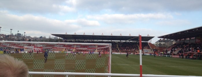 St James Park is one of Football grounds visited.