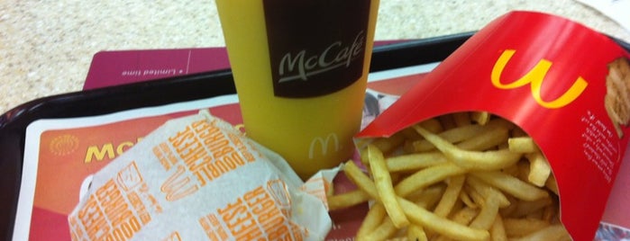 McDonald's is one of Lieux qui ont plu à Steve.