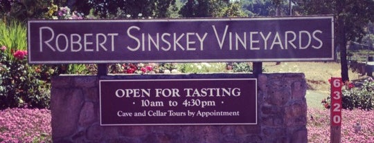 Robert Sinskey Vineyards is one of Napa.
