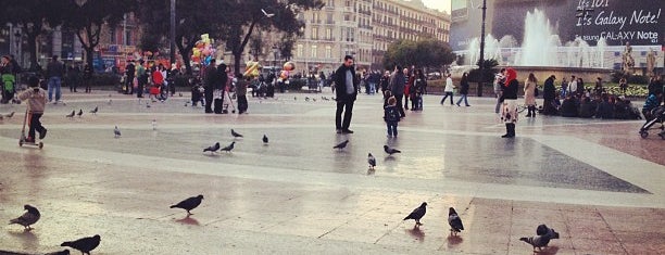 Plaça de Catalunya is one of Top 10 most checked in places in BCN.