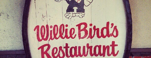 Willie Bird's Restaurant is one of "Diners, Drive-Ins & Dives" (Part 1, AL - KS).