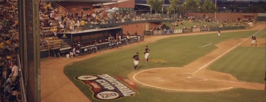 Packard Baseball Stadium is one of สถานที่ที่บันทึกไว้ของ Denny.