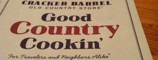 Cracker Barrel Old Country Store is one of Restaurants (been to).