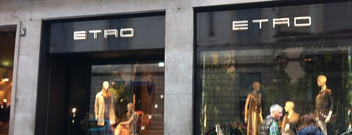 Etro Store is one of Milan shopping for men.
